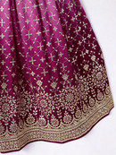 Ready-to-Wear Purple Georgette Heavy Sequin Lehenga Choli