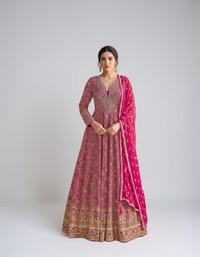 The Maharani Show-Stopper Anarkali Gown with Full Embellishment