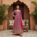 The Maharani Show-Stopper Anarkali Gown with Full Embellishment